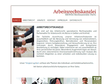 Tablet Screenshot of mewes-arbeitsrecht.de